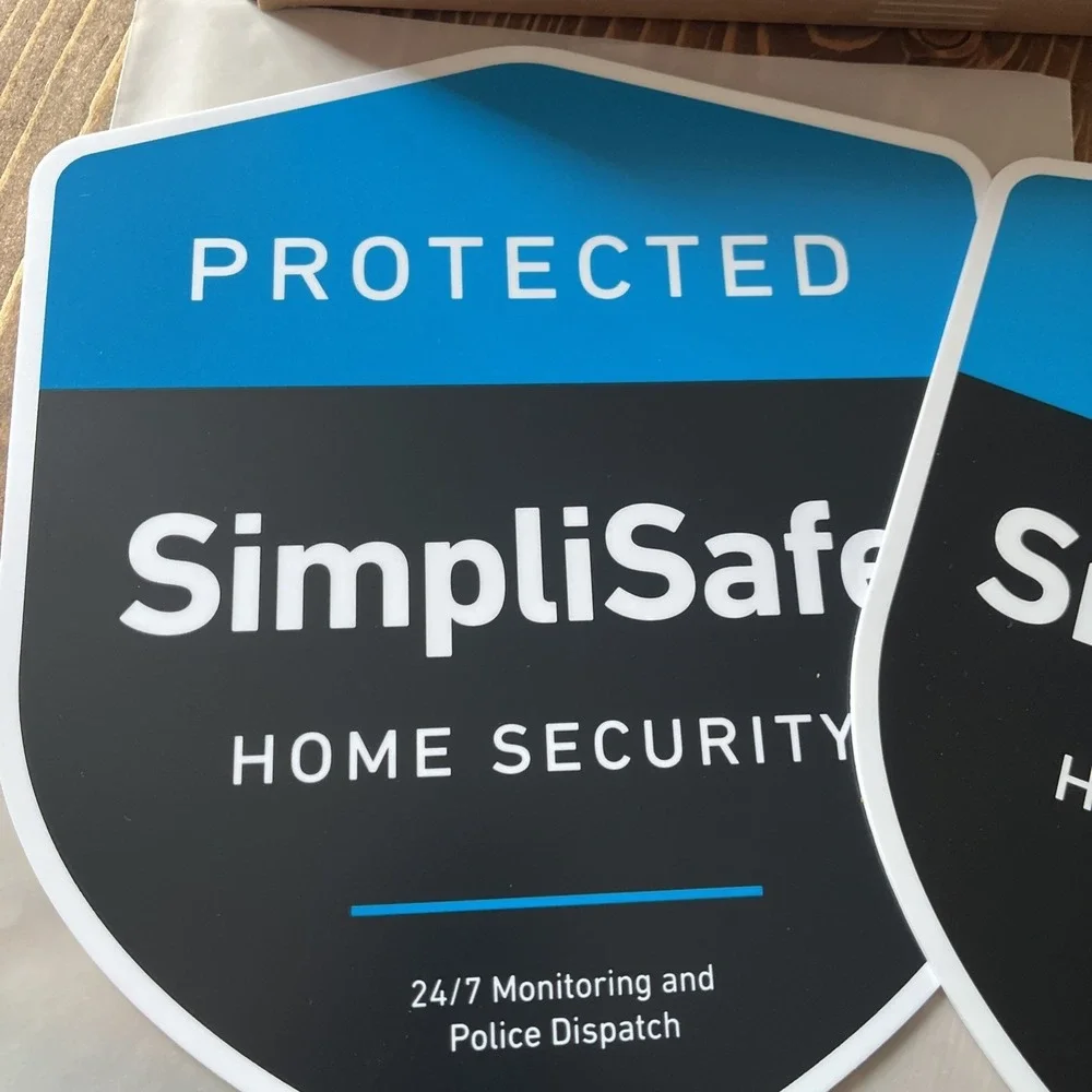 NEW IN BOX - SimpliSafe Yard Sign, Stake and Window Decal Set Of 2 Security